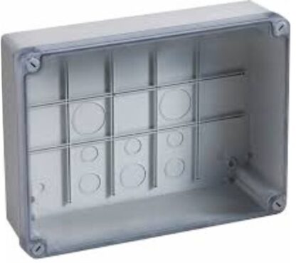 Cassetta di derivazione trasparente 380x300x120mm 1/4 di giro - IBO B05621