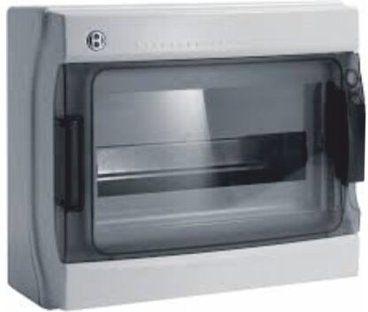Centralino 12 moduli con portella fumè - IBO B06523
