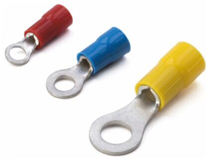 Capicorda ad occhiello colore blu 10mm. CONFEZIONE DA 100PZ - CEM BF-M10