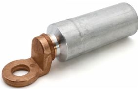 Capocorda ad occhiello alluminio 150 MMQ VITE 12. CONFEZIONE DA 3PZ - CEM CAA150-M12