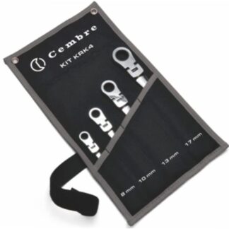 Kit chiavi combinate a cricchetto - CEM KRK4