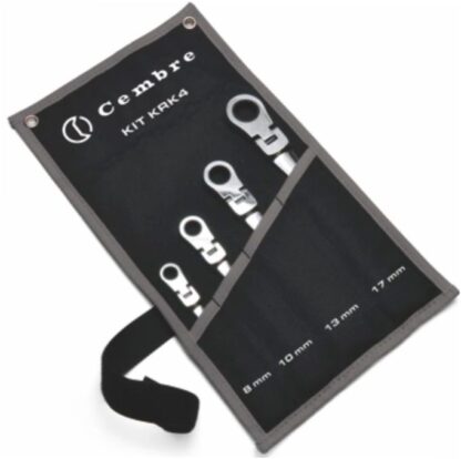 Kit chiavi combinate a cricchetto - CEM KRK4