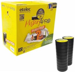 Nastro isolante Kit 20pz nero - ETL NA8019K1