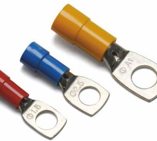 Capocorda ad occhiello sezione 1,5-2,5mm blu. CONFEZIONE DA 100PZ - CEM P06-M4