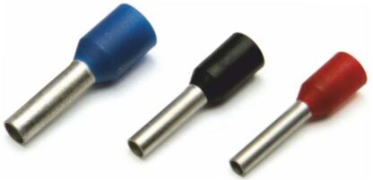 Tubetto terminale sezione 0,5MMQ P=8MM BIANCO. CONFEZIONE DA 500PZ - CEM PKD508