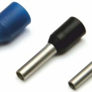 Tubetto terminale sezione 2,5mmq P=8mm BLU. CONFEZIONE DA 500PZ - CEM PKD2508