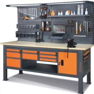 Banco da lavoro completo da 2,1m 8 cassetti - BMM 058000783