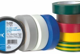 Nastro isolante 25x25mm grigio - BMM ESB2525GR