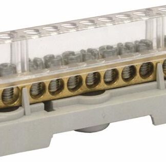 Morsettiera unipolare 1 fori 63A grigia - ARN 5011F