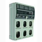 Quadro con finestra 6 prese - PAL 579826