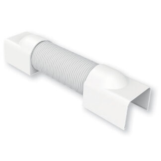 Curva flessibile 65x50 bianco - ARN NKC5065.3