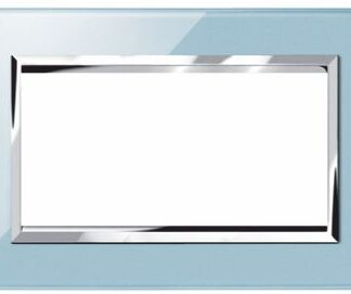 Placca 4 moduli Expi azzurro cielo - UTD 13004.AZ