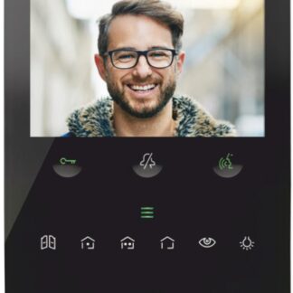 Videocitofono vivavoce con Wi-Fi nero - UTD 1760/15U