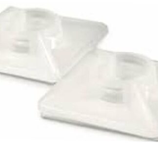 Bsette adesive di ancoraggio in nylon per fascette a 4 vie 19x19 mm bianca - ETL BB19194