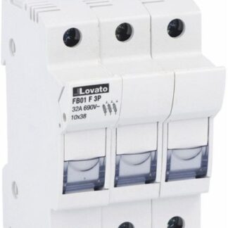 Portafusibile sezionabile 3P 10x38 - LOV FB01F3P