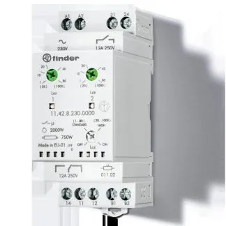 Relè crepuscolare 2 moduli 1 scambio - FIN 114282300000