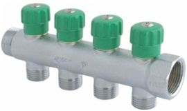 Collettore con chiusura cromato 1" x3 (20 NR) - RIP 7002001003C