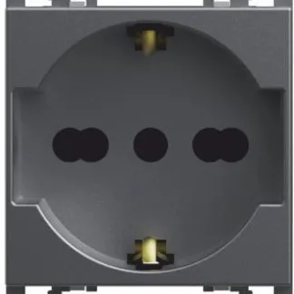 Presa P402P+T 16A titanio - UTD 27310/2.TT