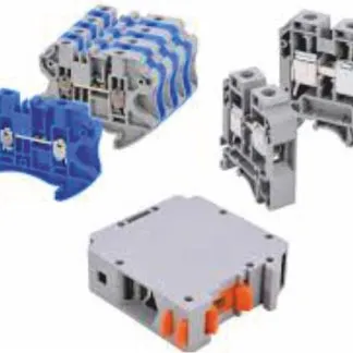 Morsetto componibile con serraggio a vite sezione 4mm blu - CEM TBS4-BU