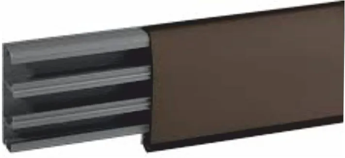 Canale cornice a 3 scomparti 68,5x22,5mm. SI ACQUISTA A 2 METRI - IBO B09691