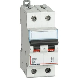 Interruttore magnetotermico 1P+N curva C 6A 10kA - BTI FH81NC6
