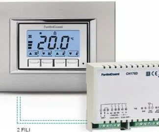 Kit termostato ambiente e attuatore per ventilconvettori - FAN CH133ARR2