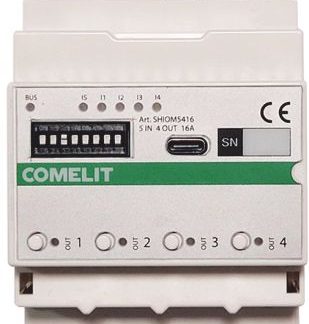 Modulo SIMPLEHOME 5 IN/4 OUT 16A - DIN - COE SHIOM5416