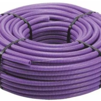 Tubo corrugato diametro 20mm lilla. Acquisto minimo 100mt - ETN ECTC1520L