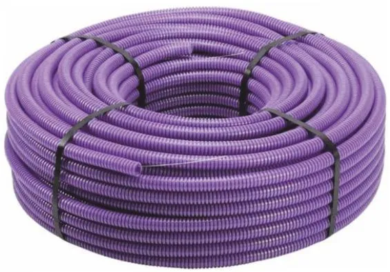 Tubo corrugato diametro 20mm lilla. Acquisto minimo 100mt - ETN ECTC1520L