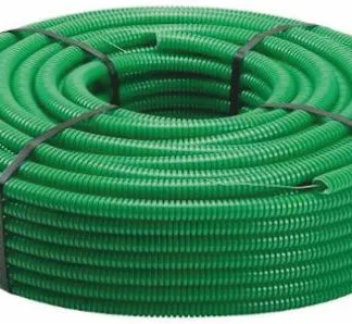 Tubo corrugato diametro 32mm verde . Acquisto matassa 25mt (25 METRI) - ETN ECTC1532VE