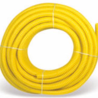 Guaina gialla spiralata per tubazioni gas. ACQUISTO A MATASSA DA 25MT - GOP 1101000003