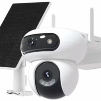 Telecamera tripla lente + pannello solare - EZV 303103827