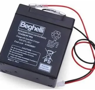 Batteria di ricambio al piombo 4V 3Ah - BEG 415438001