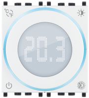 Termostato rotella connesso IoT2M bianco - VIW 02973.B