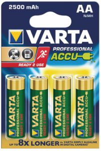 Batteria Varta ricaricabile 2.600mAh - VAT 05716101404