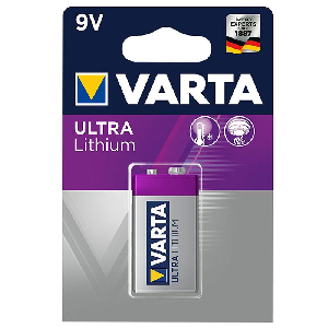 Batteria Varta al litio transistor 9V - VAT 06122301401