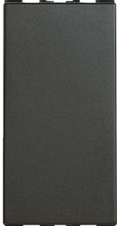 Deviatore 1P 10A 1MOD V TST antracite - UTD 10103