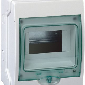 Centralino a parete 6 moduli IP65 porta trasparente - SNR 10313