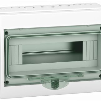 Centralino a parete 12 moduli IP65 porta trasparente - SNR 10315