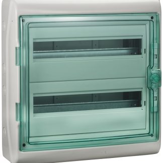 Centralino a parete 36 moduli IP65 porta trasparente - SNR 10343