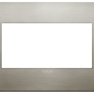 PLACCA CLASSIC 4M ACCIAIO SPAZZOLATO - VIW 19654.08