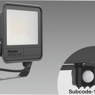 SEVILLA 1 SENSOR LED 20W CLD CELL 4000K GRAFITE - FOS 2241333219