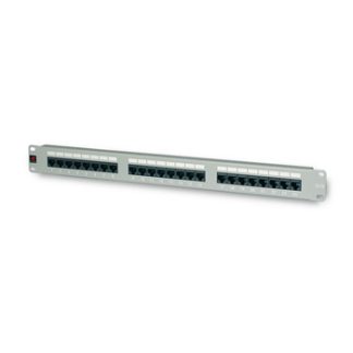 Pannello UTP cat.5e 24p 1U completo GR - FME 23422