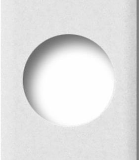 Adattatore Gewiss bianco - FRA 280798