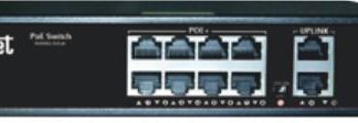 Switch PoE+ 8 porte 10/100M + 2 porte 10/100/1000M - UTD 3000/402