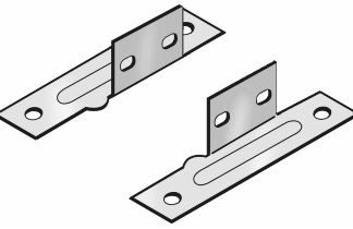 Flange per attacco a quadro. Altezza: 100 mm Larghezza: da 400 mm a 600 mm - LEG 31X9DL15Z
