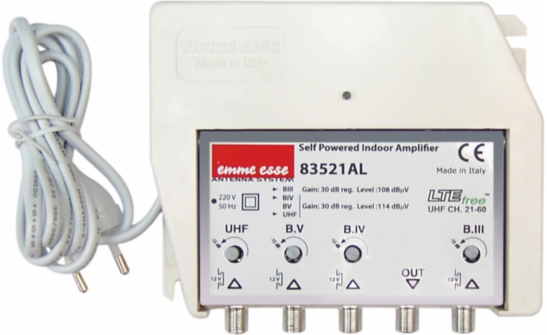 CENT.3IN.BIII+UHF+UHF(21-60)AUTOAL - ESM 83520AL