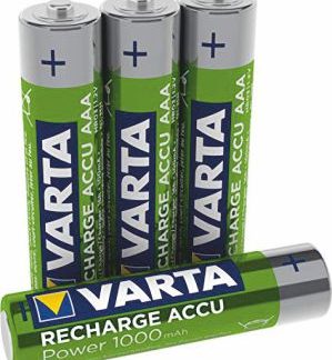 Batteria Varta ricaricabile AAA 1000mAh - VAT 05703301404