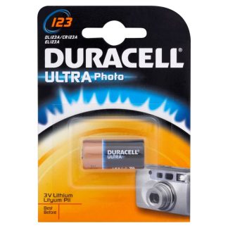 Batteria Duracell al litio 3V - DUR DL123A(123-CR123A)