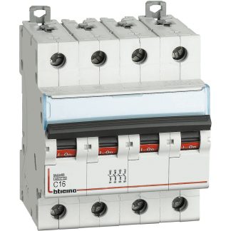 Interruttore magnetotermico BTDIN45 4P CURVA C16A 4,5KA - BTI FA84C16